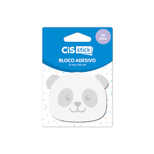 BLOCO ADESIVO 75X60 C/20 STICKY NOTES PANDA