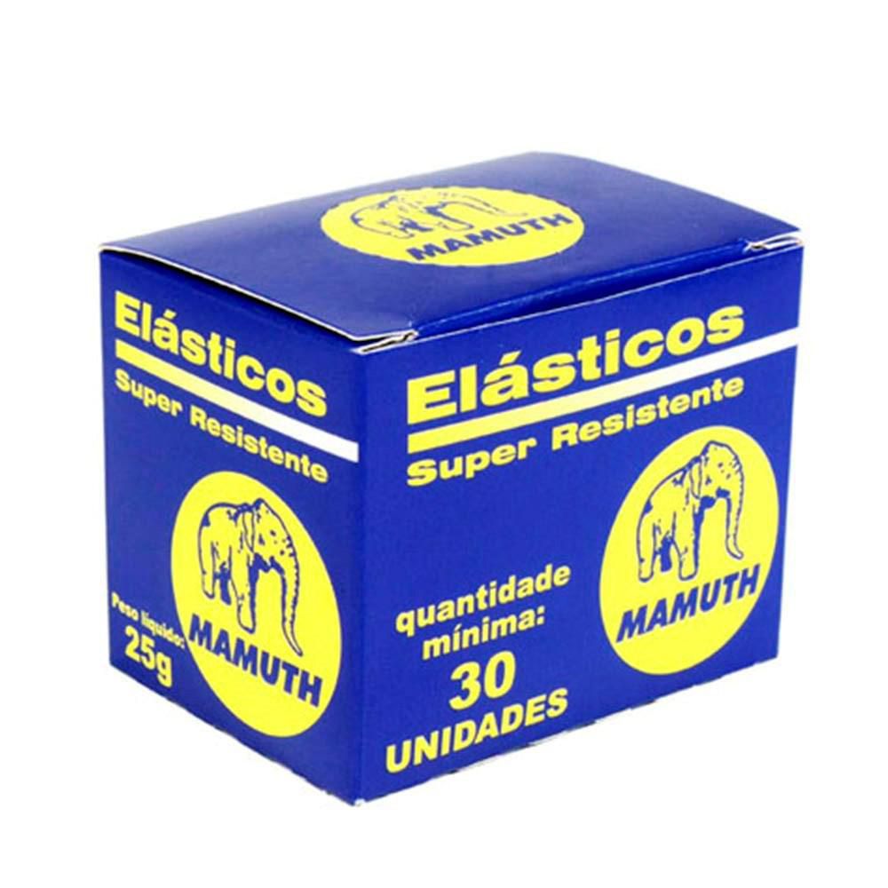 ELÁSTICO SUPER AMARELO FINO MAMUTH CX.C/25GRS