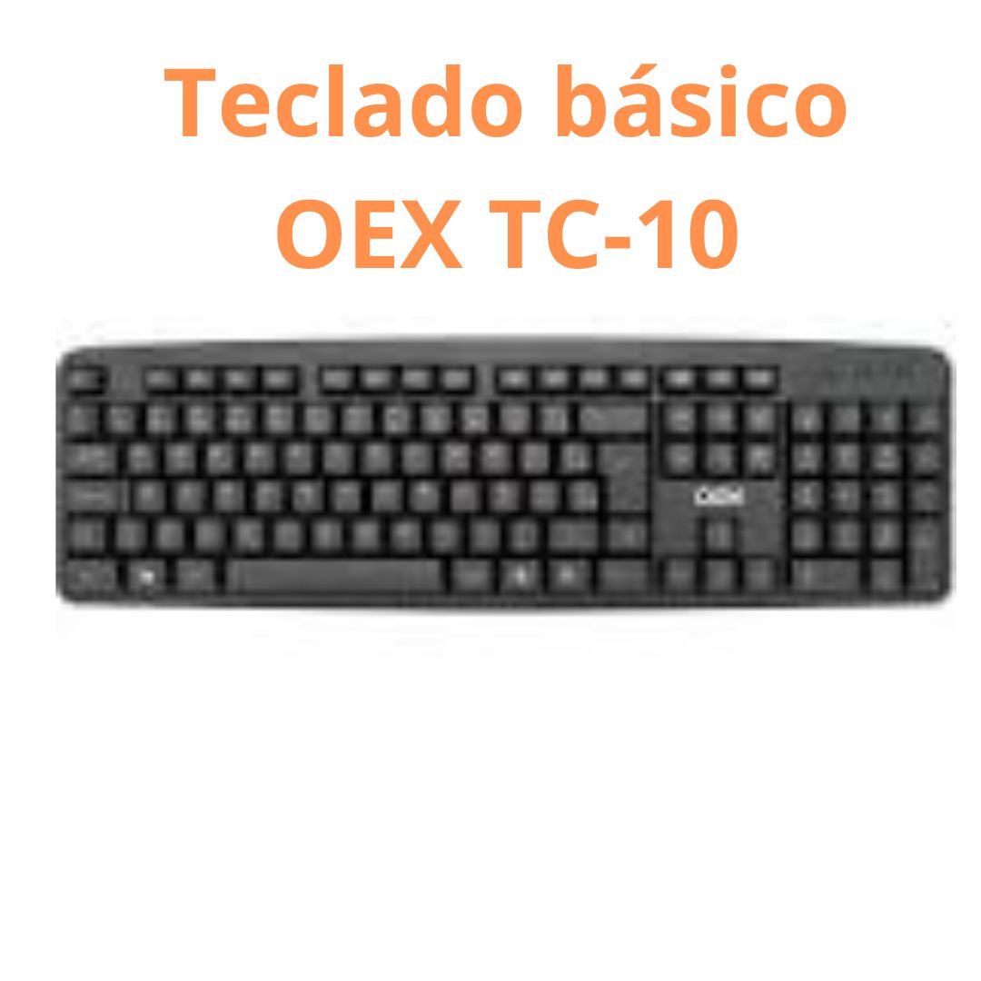 TECLADO C/FIO USB OEX TC-10 PRETO