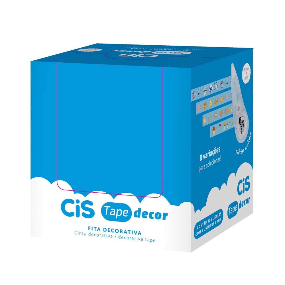 FITA DECOR TAPE CIS FUN 5MMX3M C/12
