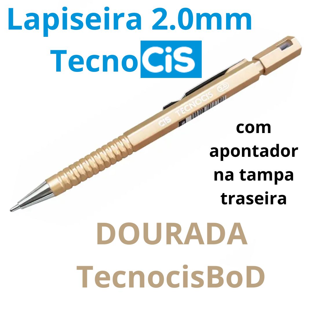 LAPISEIRA 2,0 TECNOCIS BOHO CIS DOURADA OU METÁLIC