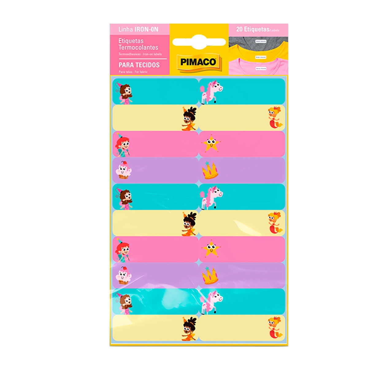 ETIQUETA TERMOCOLANTE PIMACO REINO ENCANTADO C/20
