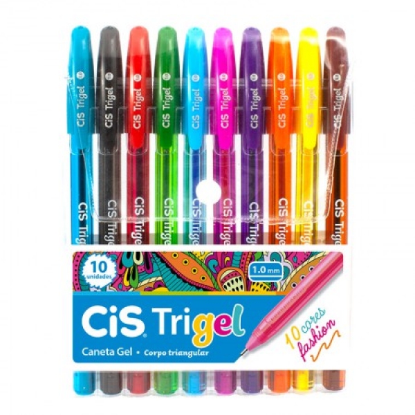 CANETA TRIGEL 1,0 CIS FASHION C/10 SORT
