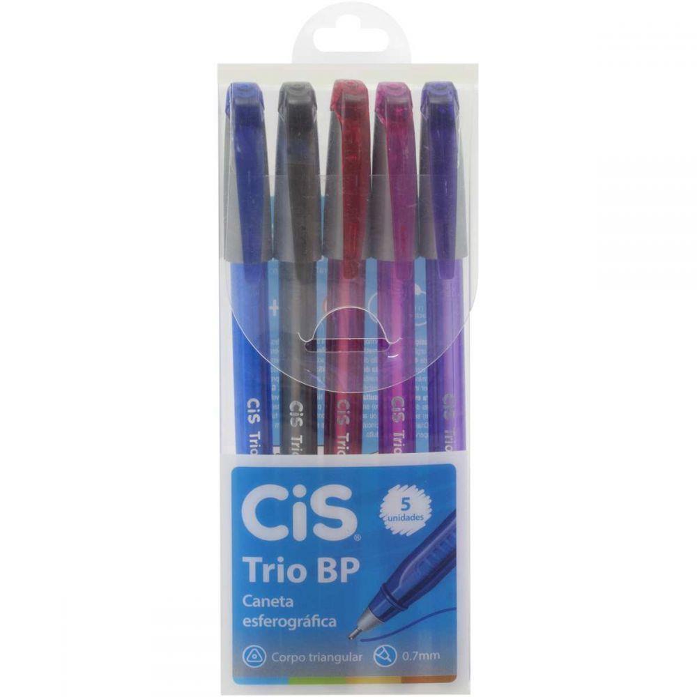 CANETA TRIO BP 0,7 CIS C/5 SORT