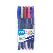 CANETA YOLO 0,7 CIS ESTOJO C/5 CORES
